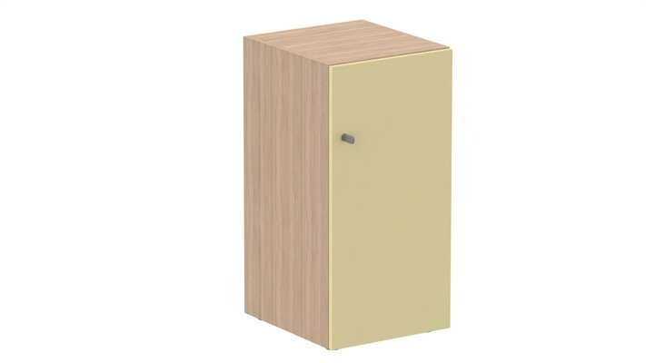CASIERS - 1 case - Meuble à cases H.92xL.45xP.50cm - 1 case H86cm. porte pleine. serrure à clé