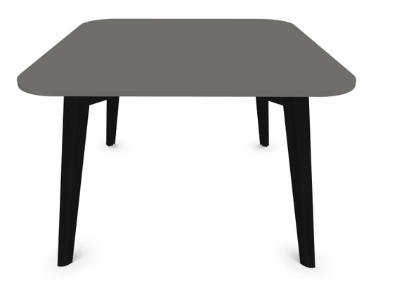 TABLES BASSES - Pieds bois - MELODY table basse carrée 70x70cm, hauteur 48cm