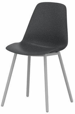 CHAISES ET TABOURETS - Pour tables standards, ht 75 cm, piétement 4 pieds - PETALE Chaise L.44xP.53.5xH.80.5cm-hauteur assise 47cm