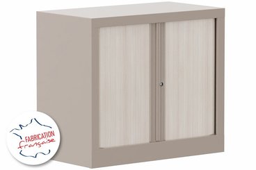 [Pas de famille] - [Pas de sous famille] - Armoire à rideaux H69,5xL80cm 1 tablette