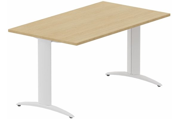 TABLES DE FORMATION - Composables piétement "i" - Module départ L140xP80cm pour table composable pied "i"
