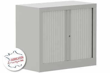 [Pas de famille] - [Pas de sous famille] - Armoire à rideaux H69,5xL80cm 1 tablette