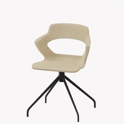 FAUTEUILS/POUFS - Piétement étoile - SWEETY Chaise 4 branches nylon. piétement noir
