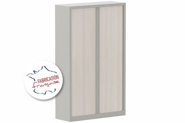 [Pas de famille] - [Pas de sous famille] - Armoire à rideaux H198xL120cm 4 tablettes