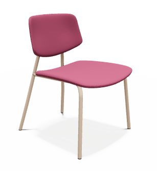 CHAISES ET TABOURETS - Pour tables standards, ht 75 cm, piétement 4 pieds - OLYMPE Chauffeuse L.54xP.54cm-hauteur assise 40cm
