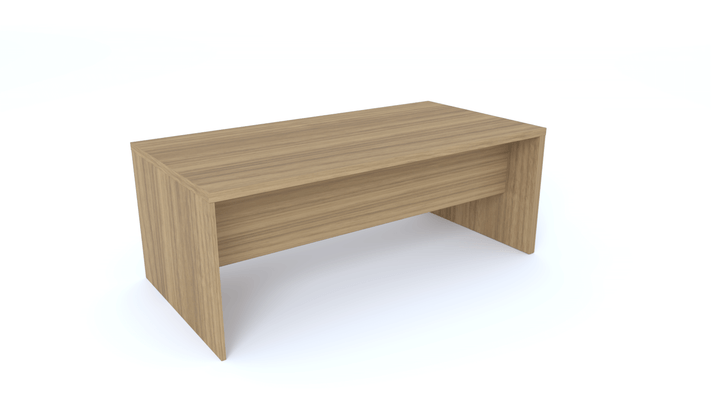 Gamme X5 - Tables de Bureau - X5- Plan Manager 180x90cm -Finitions Plateau : Noyer / Piètements : Noyer