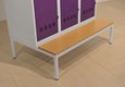 Socle banc pour vestiaire L80cm /gris clair - sur délai