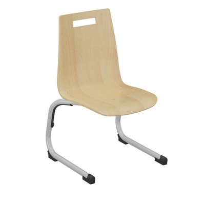 SCOLAIRE - Decouvrir - Chaise SWEET II coque C1 Classic bois Blueprotech® pièt. époxy - T2