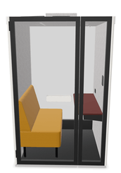 [Pas de famille] - [Pas de sous famille] - Cabine acoustique SPIX 1  « Vendu Avec banquette », Hauteur : 2265 mm Largeur : 1400 mm Profondeur : 1250 mm