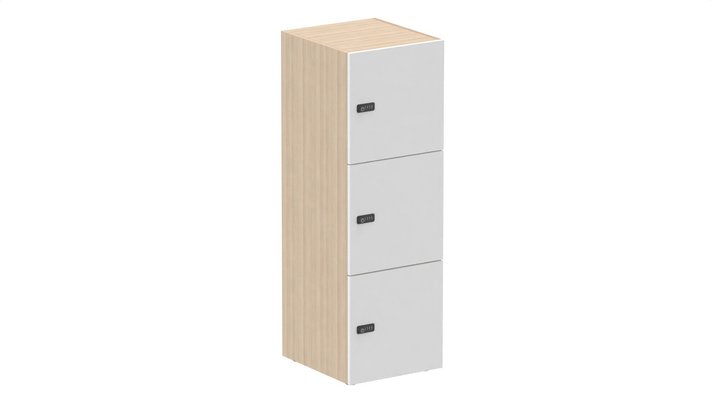 CASIERS - 3 cases - Meuble à cases H.137xL.45xP.50cm