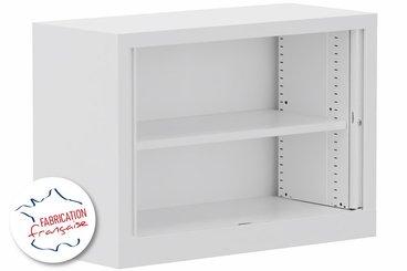 [Pas de famille] - [Pas de sous famille] - Armoire à rideaux H69,5xL100cm 1 tablette