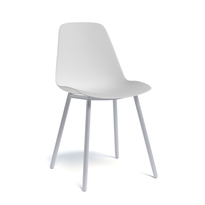 CHAISES ET TABOURETS - Pour tables standards, ht 75 cm, piétement 4 pieds - PETALE Chaise L.44xP.53.5xH.80.5cm-hauteur assise 47cm