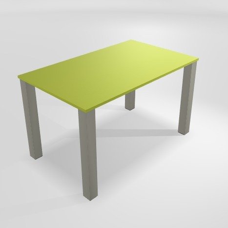 ATLAS Table haute forme rectangulaire L.150xP.90xH.89.4cm