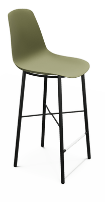 CHAISES ET TABOURETS - Pour tables hauteur 90 cm - DIXIE Chaise haute L.44xP.52xH.101.5cm-hauteur assise 65cm.