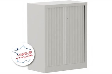 [Pas de famille] - [Pas de sous famille] - Armoire à rideaux H100xL80cm 2 tablettes