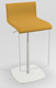 COCKTAIL Tabouret -Finitions : MOSAIC YELLOW (M310) / PIETEMENT EPOXY : structure coloris BLANC MAT (EP91)