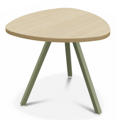 TABLES BASSES - Trium - TRIUM Table basse forme triangulaire L.50xP.50xH.40cm