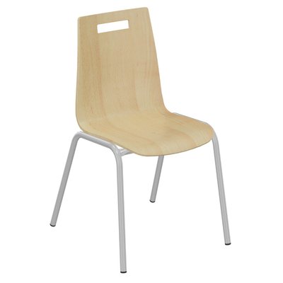 SCOLAIRE - Decouvrir - Chaise NÉMO II coque C1 Classic bois Blueprotech® pièt. époxy - T4