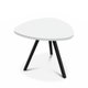 TRIUM Table basse forme triangulaire L.50xP.50xH.45cm