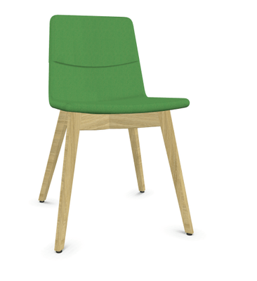 FAUTEUILS/POUFS - 4 pieds bois - MELODY chaise 4 pieds bois frêne naturel