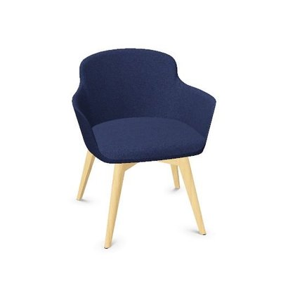 FAUTEUILS/POUFS - 4 pieds bois - NAPOLEON fauteuil 4 pieds bois frêne massif naturel