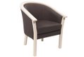 Fauteuil MAMBO tissu enduit piètement bois -angement L72xP66xH80 cm