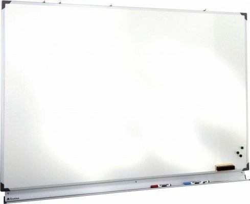 TABLEAUX / CHEVALETS / VITRINES - Tableaux en émail - SUPER CONFORT tableau en émail H.120xL.240cm, surface effaçable à sec et magnétique PRIX HORS INSTALLATION