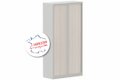 Armoire à rideaux H198xL100cm 4 tablettes