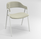POPEYE Chaise L.53xP.43xH.77.5cm-hauteur assise 46cm