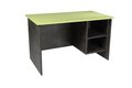 Bureau TERRA caisson 2 niches plateau ép.21 mm stratifié chant ABS panneau mélaminé - 120x60cm - T6