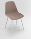 PETALE Chaise L.44xP.53.5xH.80.5cm-hauteur assise 47cm