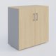 Armoire avec portes tablettes mélaminé 80x42x72 cm