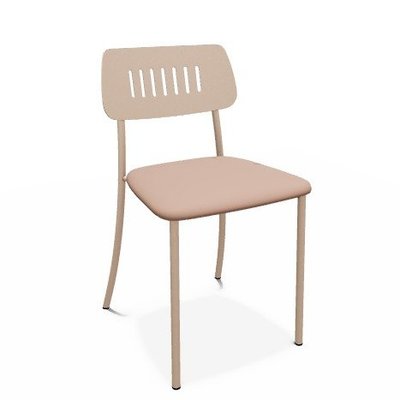 CHAISES ET TABOURETS - Pour tables standards, ht 75 cm, piétement 4 pieds - HARMONY Chaise L.42.5xP.48xH.76.5cm-hauteur assise 46cm