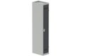Vestiaire industrie propre 1 porte (fermeture cadenas) H180xL30xP50cm coffre gris clair/ porte(s) Anthracite