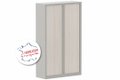 Armoire à rideaux H198xL120cm 4 tablettes