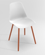 PETALE Chaise L.44xP.53.5xH.80.5cm-hauteur assise 47cm
