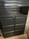Classeur 3 tirroirs hauteur 101 cm couleur anthracite