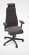 SO PRETTY - Fauteuil manager + têtière + accotoirs. Mécanisme synchrone décalé avec translation d'assise. Tissus Lucia Prune YBL YBL