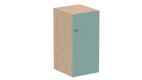 Meuble à cases H.92xL.45xP.50cm - 1 case H86cm. porte pleine. serrure à clé