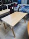 Bureau piétement K8 Wood 120 x 80 cm plateau chêne, piétement bois
