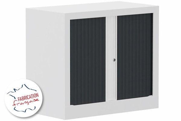 [Pas de famille] - [Pas de sous famille] - Armoire à rideaux H69,5xL80cm 1 tablette