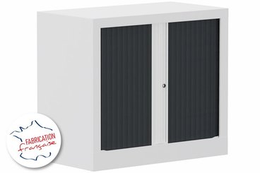 [Pas de famille] - [Pas de sous famille] - Armoire à rideaux H69,5xL80cm 1 tablette