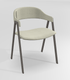 POPEYE Chaise L.53xP.43xH.77.5cm-hauteur assise 46cm