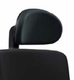 TETIERE-Tétière pour fauteuil smooth mesh réglable rembourrée et recouverte tissu noir BONDAI BNM