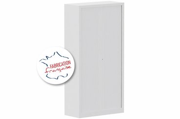 [Pas de famille] - [Pas de sous famille] - Armoire à rideaux H198xL100cm 4 tablettes