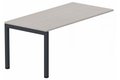 Module composable pied arche L.180xP.80cm, suivant, plateau acacia, structure anthracite
