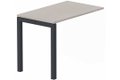 Module composable pied arche L.120xP.60cm, suivant, plateau acacia, structure anthracite