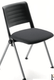 LEO Chaise 4 pieds, époxy coloris noir