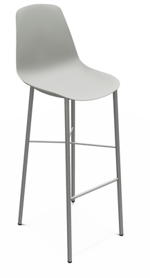 CHAISES ET TABOURETS - Pour tables hauteurs 105 ou 110 cm - DIXIE Chaise haute L.44xP.52xH.117cm-hauteur assise 80cm