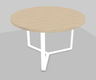 P1 Table ronde diamètre 120cm sur pied central
